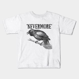 Raven Nevermore Allan Poe mug shirt gift by @solistrevinho Kids T-Shirt